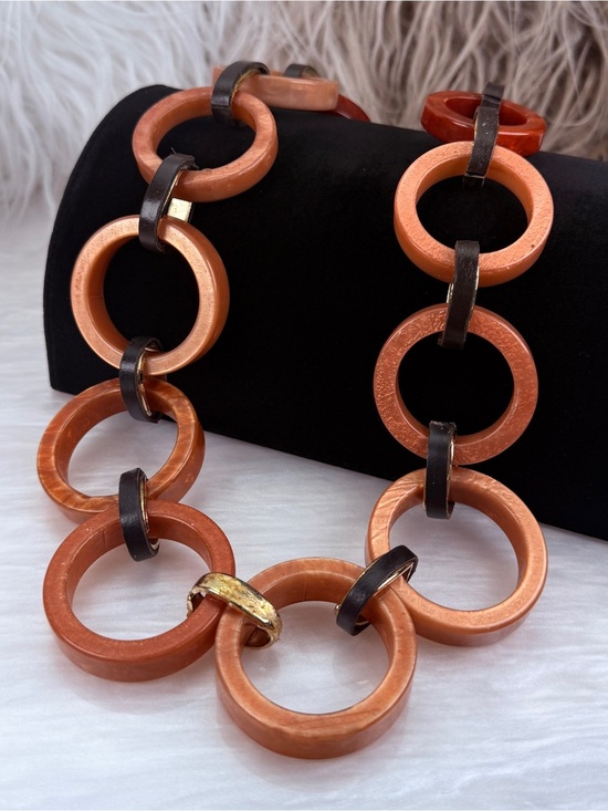 Chico's Jewelry - Super long, bohemian, chic chunky statement Chico’s necklace